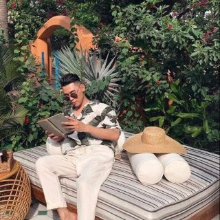 Mũ vành rộng đi biển for men