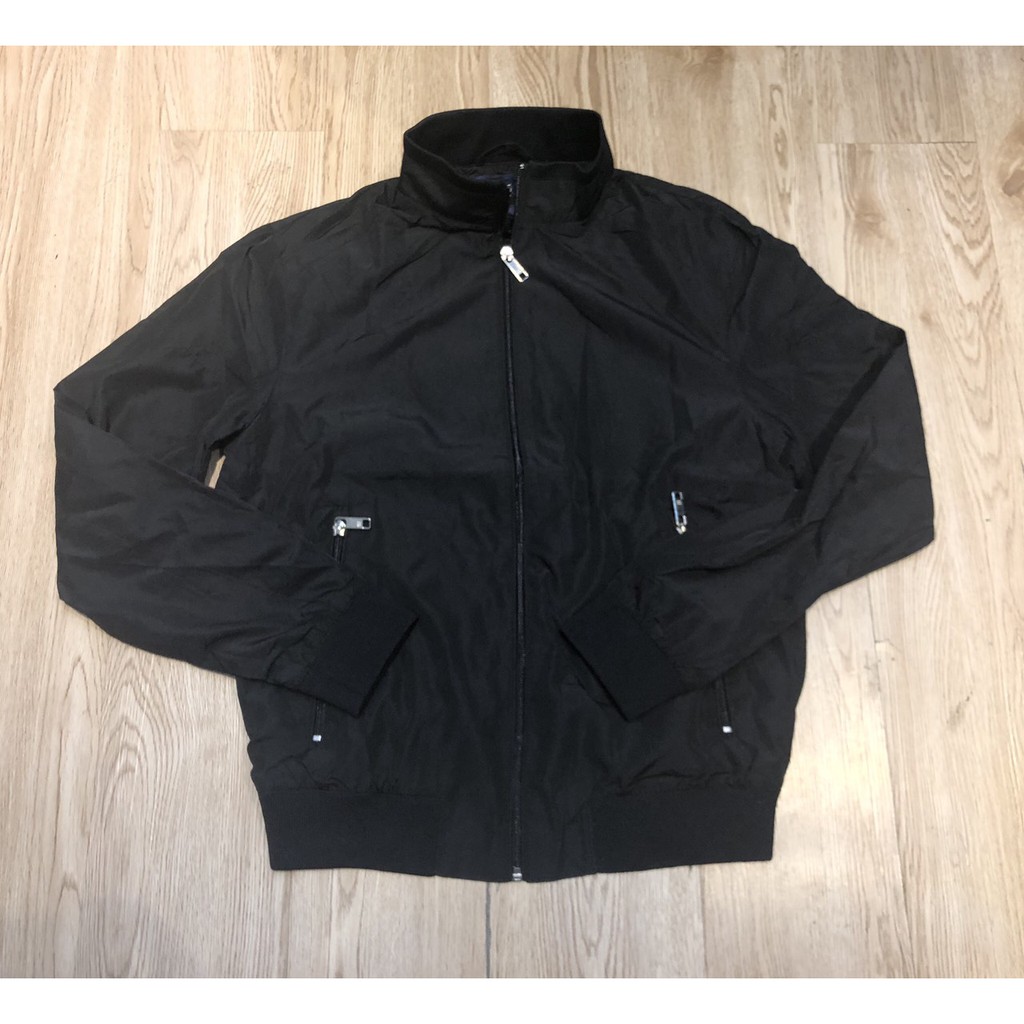 Áo khoác gió nam hai lớp Zara - loại bo trơn. HA0534