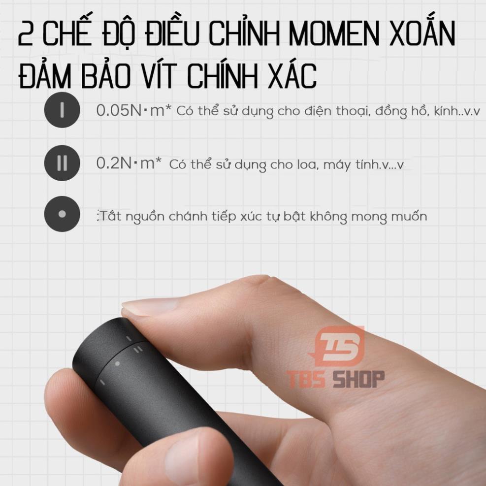 Bộ tuốc nơ vít tua vít điện đa năng Xiaomi Mijia MJDDLSD003QW chính hãng - Minh Tín Shop