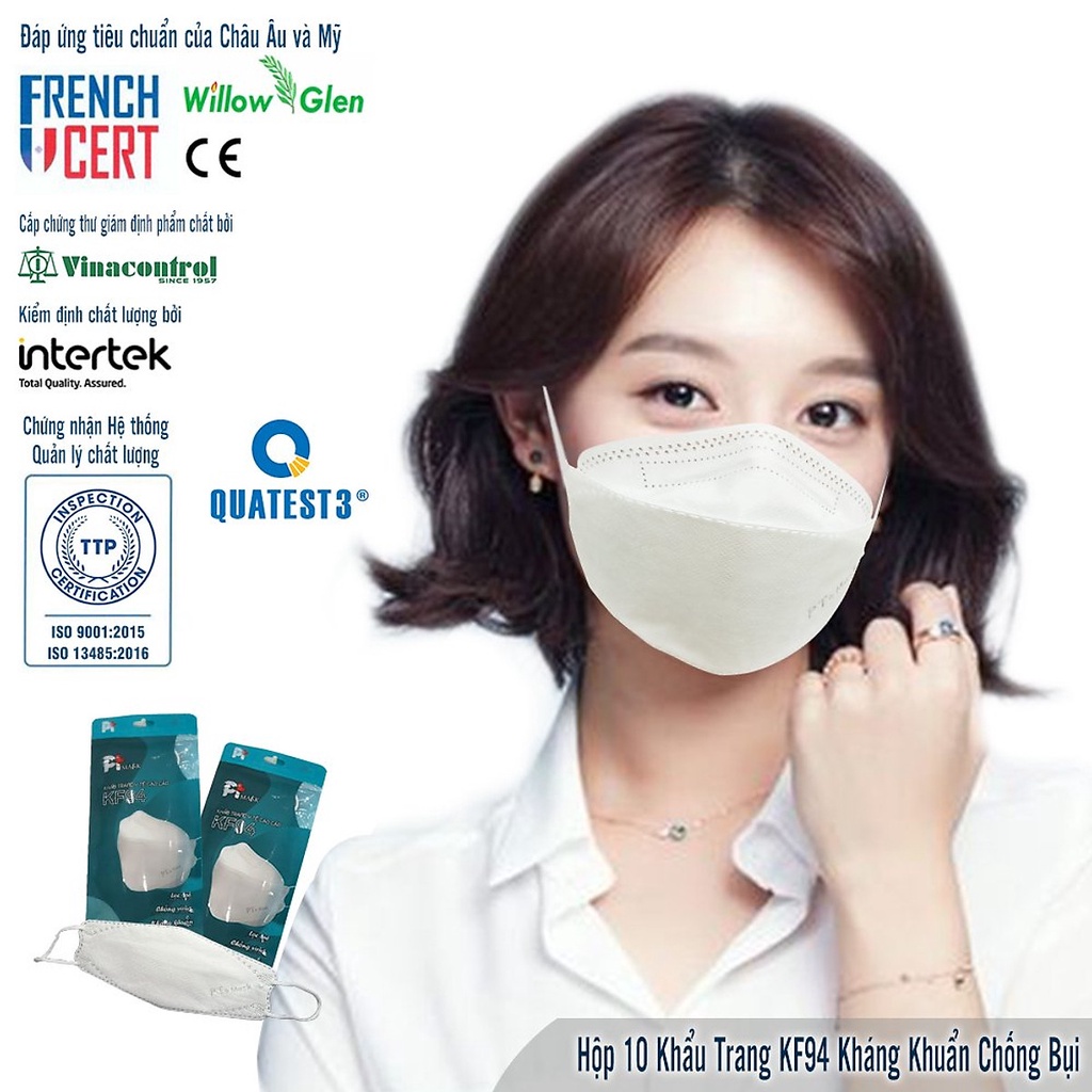 Sỉ 1 thùng khẩu trang KF94 4D Phương Tuyến hàng chính hãng