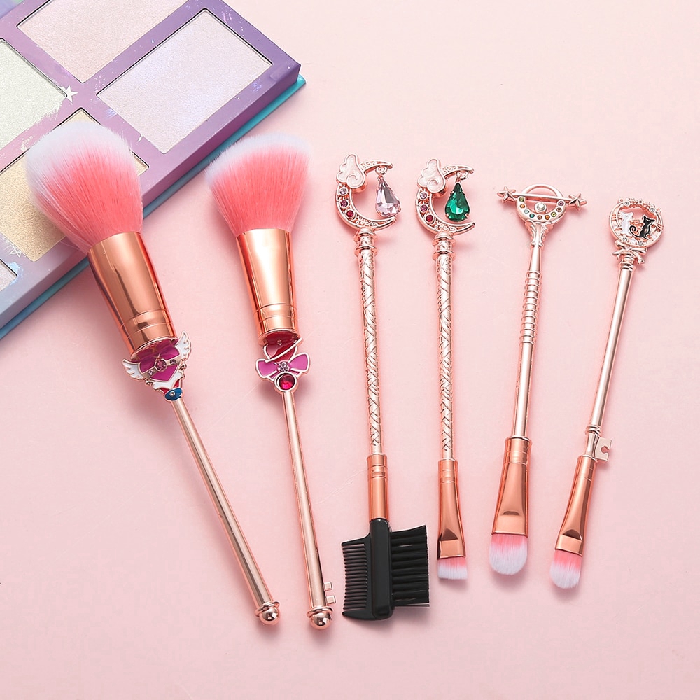 Set 6 cọ trang điểm thiết kế chuyên nghiệp