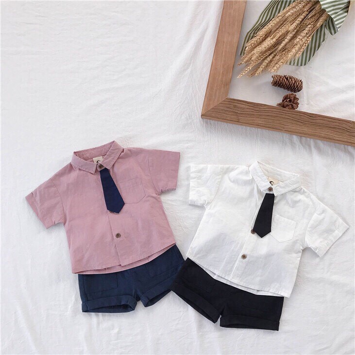 Combo Áo phông và set bộ bé trai