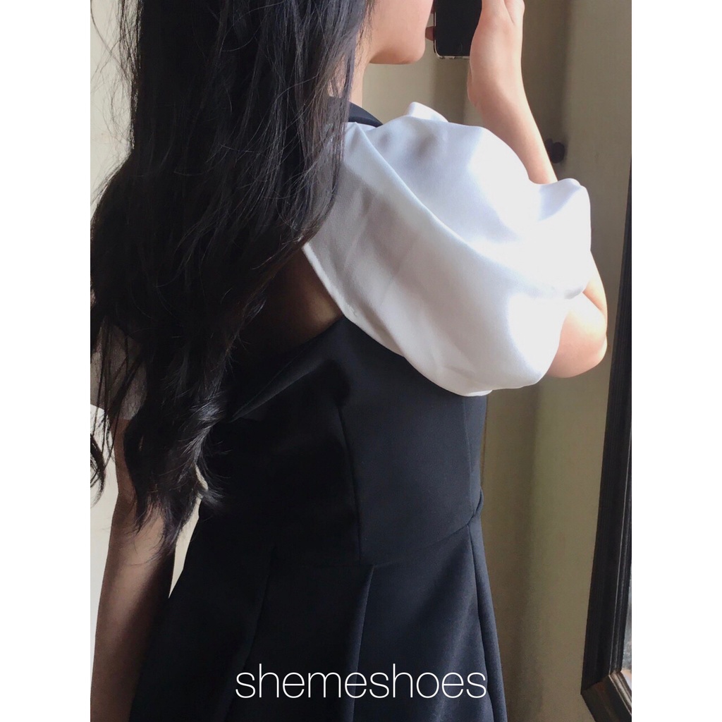 (Hàng Có Sẵn) Đầm Nữ Cổ Vuông Tay Bồng Tuyết Mưa Đầm Chữ A Cho Nữ Hàng Quảng Châu Siêu Đẹp (Ảnh thật ở cuối) | BigBuy360 - bigbuy360.vn