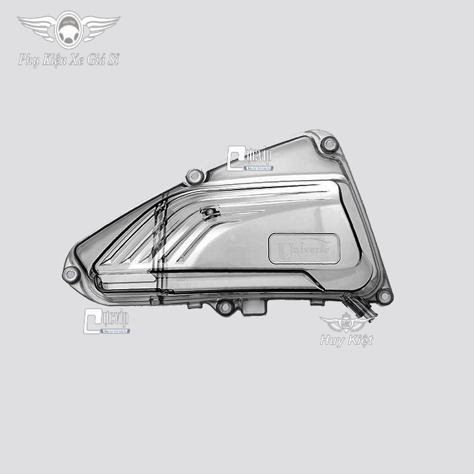 Combo Lọc Gió Độ Lưới Thép + Pô E Trong Suốt Cho Vision 2021 MS4055