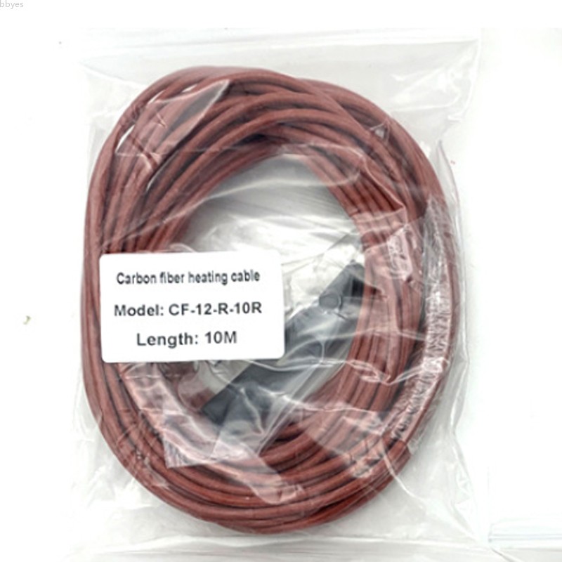 Hệ thống dây cáp sưởi ấm dưới sàn sợi carbon 220V 12K 33Ω