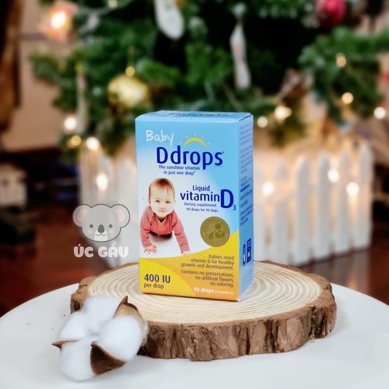 Vitamin D3 Drops Mỹ 400IU