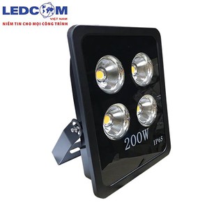 Đèn pha cốc 200w LEDCOM chiếu sân bóng siêu sáng