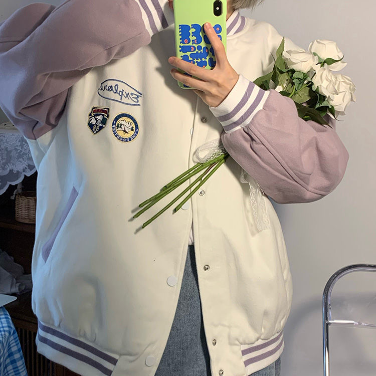 Áo Khoác Dáng Rộng Thời Trang Thu Đông Phong Cách Hàn Quốc Cho Nữ