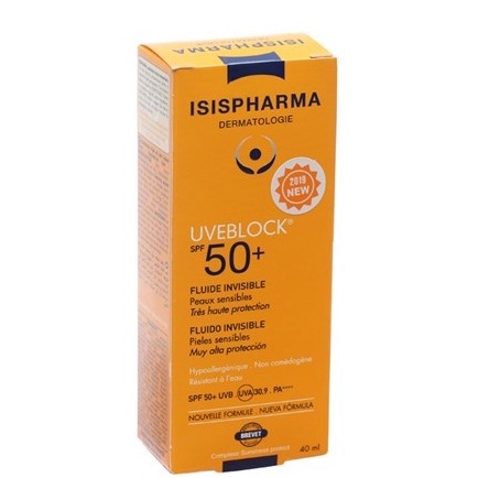 UVEBLOCK SPF 50+ FLUID – Kem chống nắng dành cho mọi loại da, giúp da chống khỏi tia UVA,UVB (40ml)