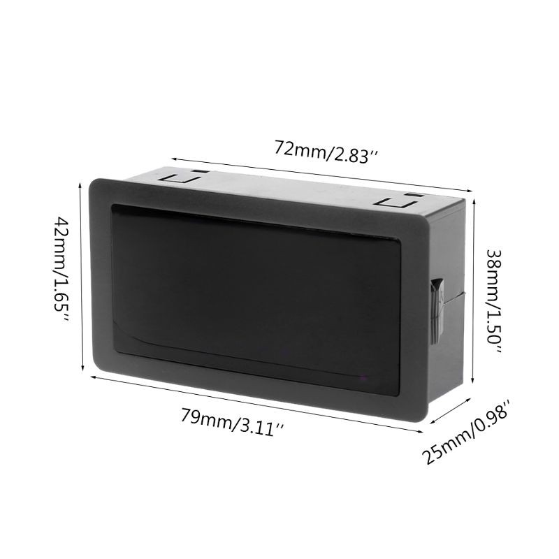 ♪UTA♫Digital Counter DC LED 4 Digit 0-9999 Up/Down  Panel Counter Meter
