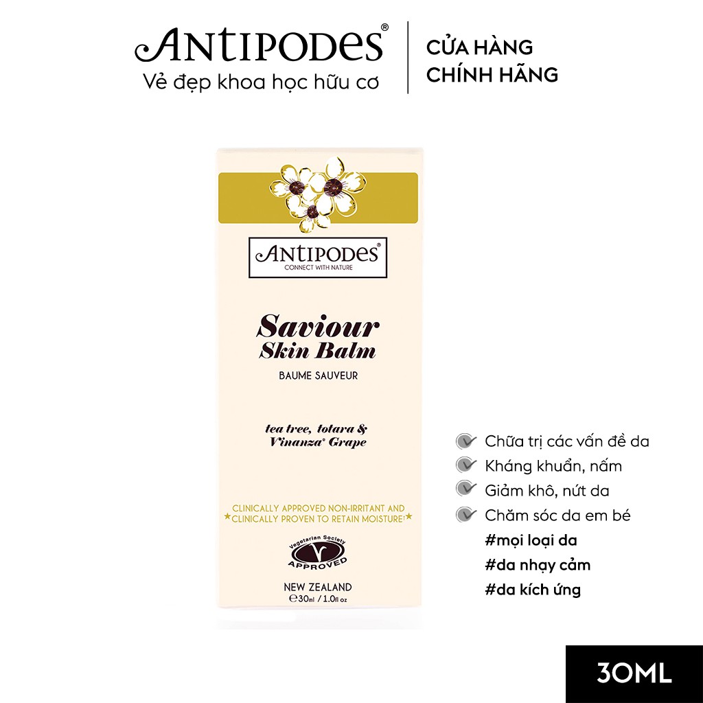 Dầu Bôi Da Saviour Antipodes Saviour Skin Balm 30ml