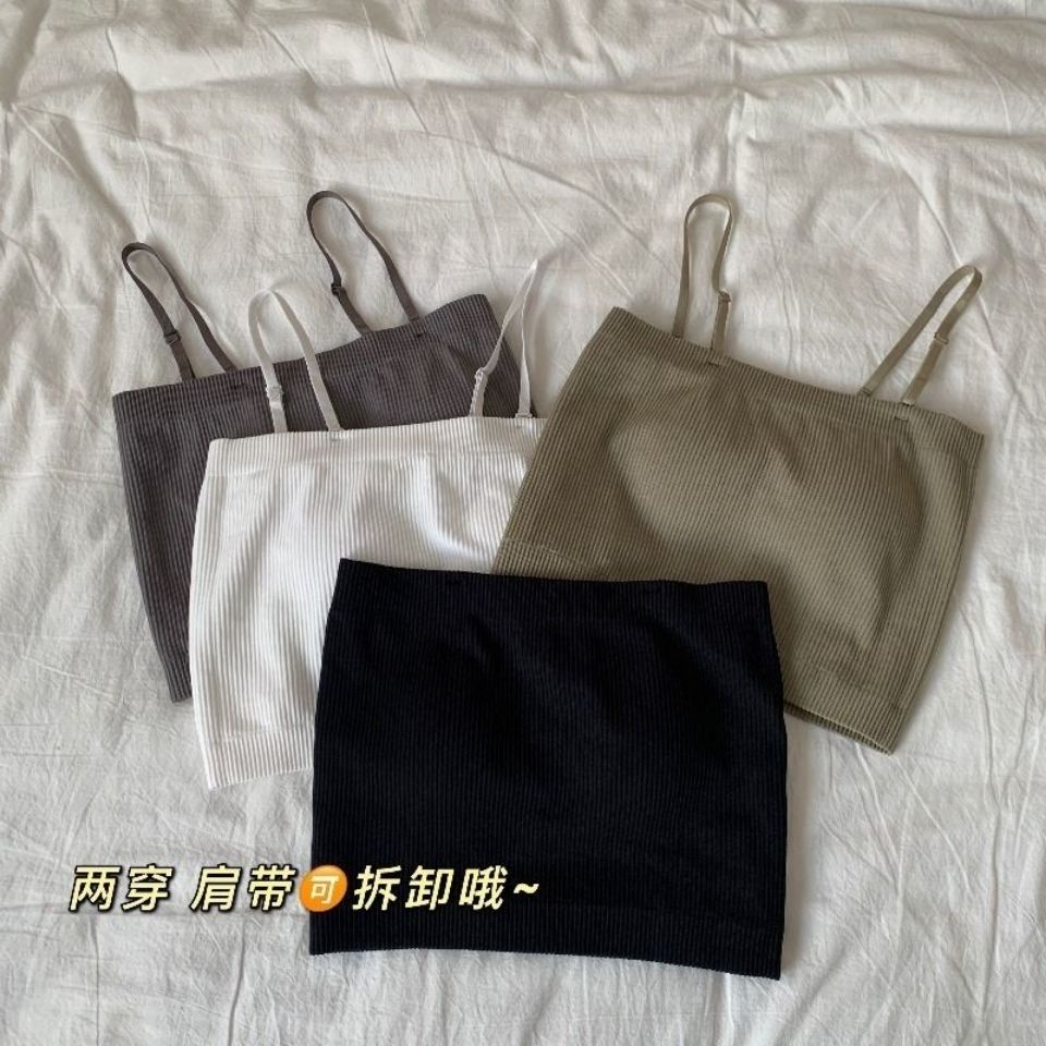 [J & N] Áo Ống Dệt Kim Mỏng Dáng Ngắn Hở Vai Quyến Rũ Thời Trang Cho Nữ | BigBuy360 - bigbuy360.vn