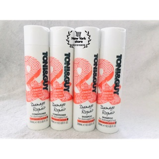 (Có bill) Dầu gội - Dầu xả Toni&Guy Damage Repair 250ml nhập khẩu (dành cho tóc hư tổn)