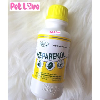 HEPARENOL (PHÁP) BỔ GAN MẬT, HỖ TRỢ TIÊU HÓA CHO CHÓ MÈO