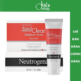 Gel xẹp mụn cấp tốc Neutrogena Rapid Clear Stubborn Acne Spot Gel 28g
