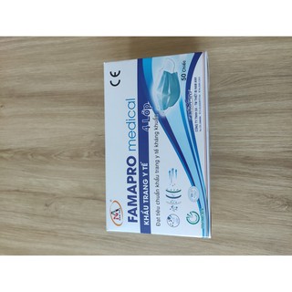 Khẩu trang Nam Anh Famapro hộp 50 cái chất lượng hàng đầu đảm bảo an toàn mùa Covid ✅