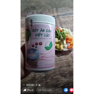 SỈ 3KG BỘT ĂN DẶM THEO CẶP ( 1 KHÔNG RAU + 1 SẴN RAU )