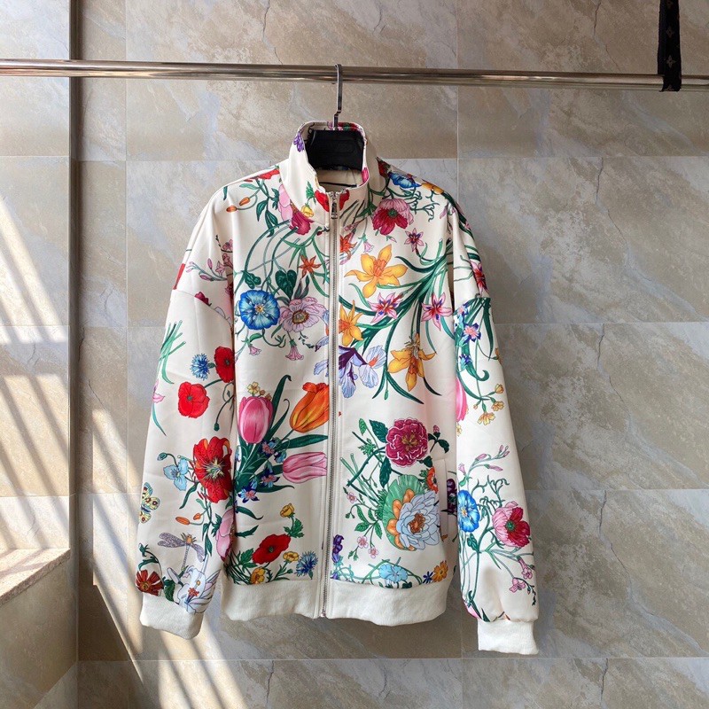 Áo khoác Gucci GC hàng cao cấp họa tiết hoa Mickey siêu xinh