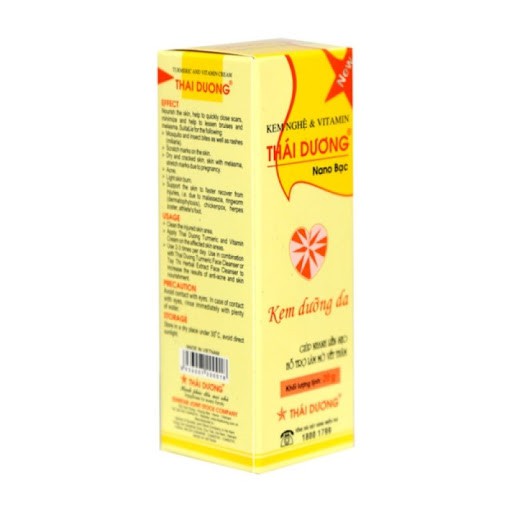 Kem Nghệ & Vitamin Thái Dương Giúp Hết Mụn Mờ Thâm Tuýp 20g