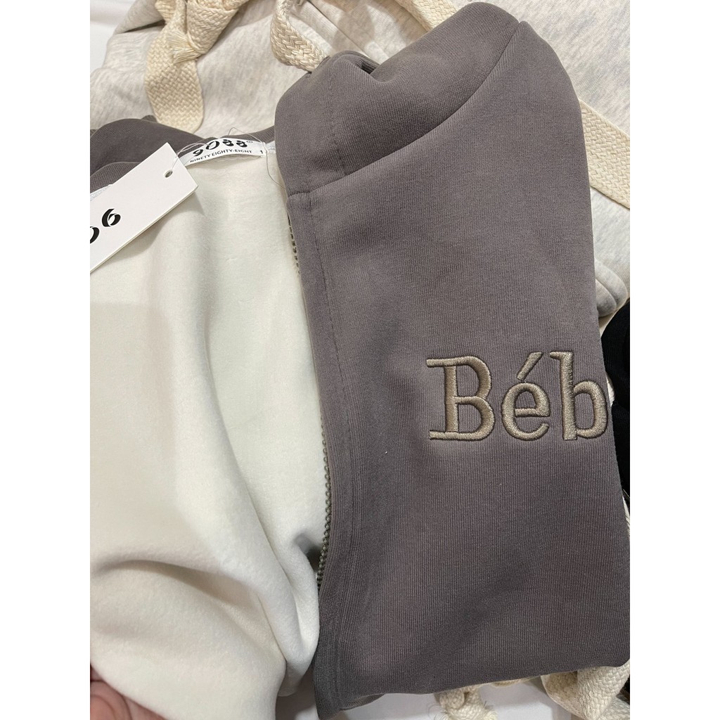Áo khoác nỉ 9088 Bebe lót lông hàng QC cao cấp