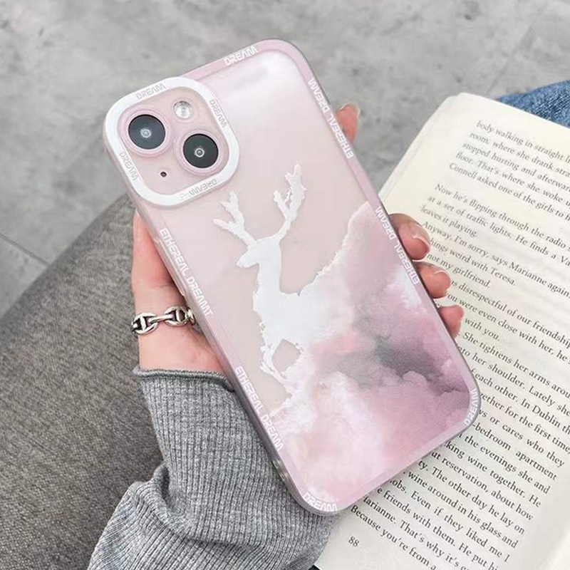 Ốp Điện Thoại Silicon Mềm Trong Suốt Hình Gấu Đám Mây Dễ Thương Cho IPhone 13/12 Pro Max Case/11/ XS/ XR/ X/ 8/ 7/ 6S/ Plus Mini