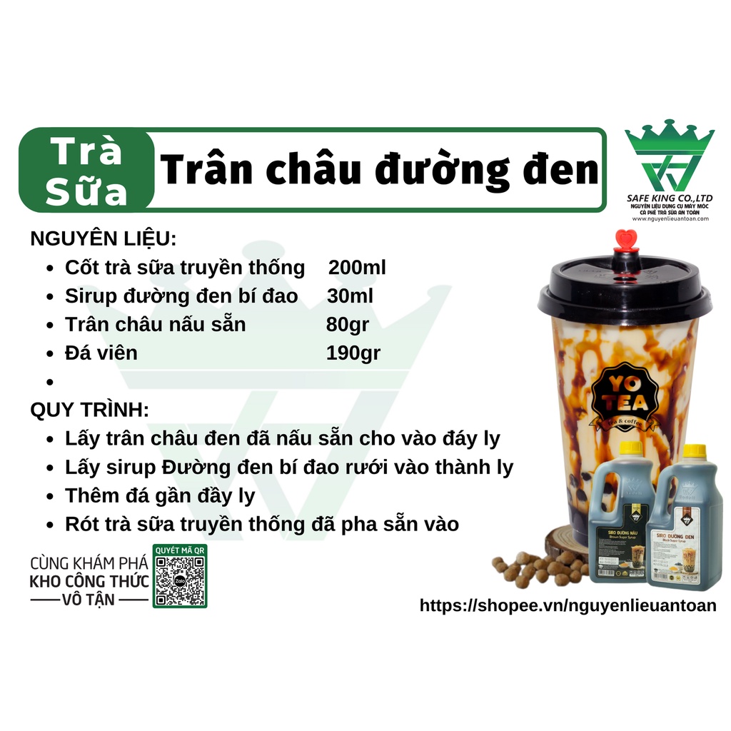 Sirup/Siro Đường Đen Hương Bí Đao Chai 2 Lít Dùng Liền Không Sơ Chế