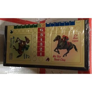 Cờ Cá Ngựa bàn đen. Mã:CN. kích thước 14x28cm.