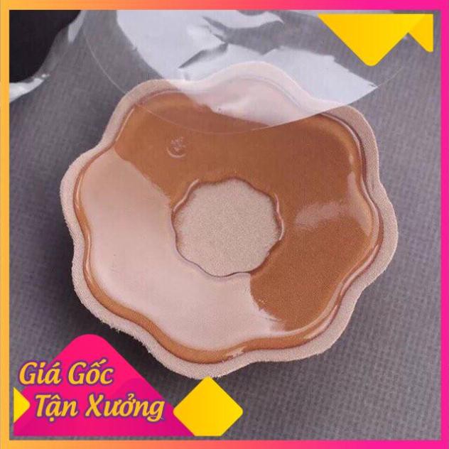 Set 2 Miếng Dán Nhũ Hoa Vải Sử Dụng Nhiều Lân