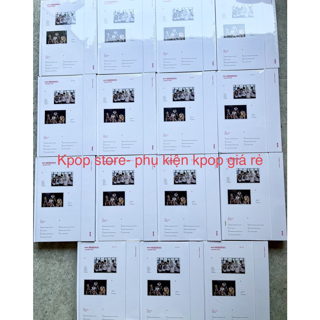 TXT DVD Memories second story hộp quà chính hãng