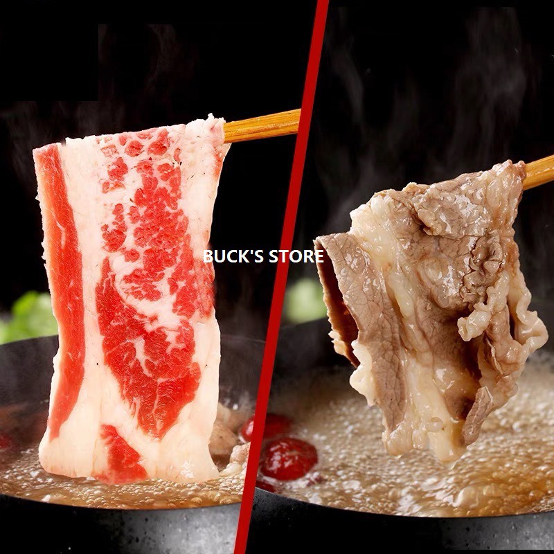 Ba chỉ bò Mỹ khay 500g nhúng lẩu