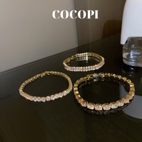 Lắc tay Vòng tay đính đá cao cấp phong cách sang trọng Cocopi.accessories - LT012