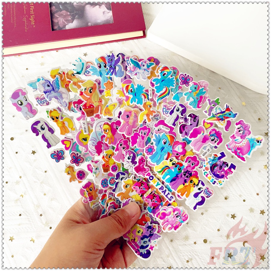 ▶ Bộ 5 Miếng Dán Trang Trí Q-1 Hình Ngựa Con Dễ Thương ◀ Miếng Dán PVC 3D Chống Thấm Nước Chất Lượng