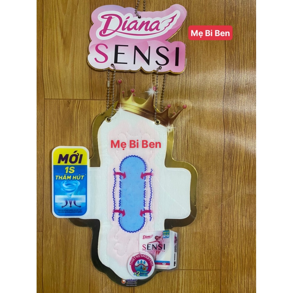 [GÓI LỚN 20 MIẾNG] Băng Vệ Sinh Diana Sensi siêu mỏng cánh 20m /gói