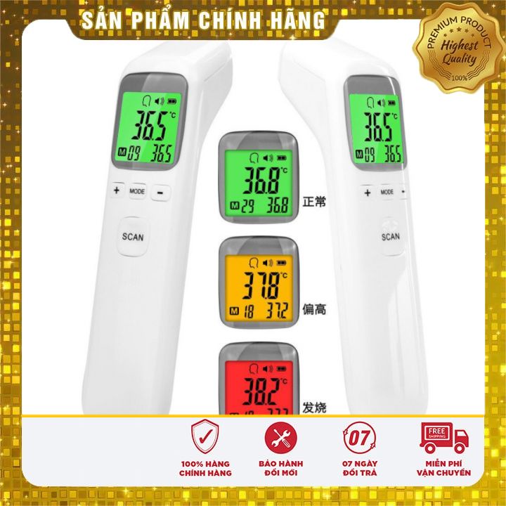 Nhiệt Kế Điện Tử Hồng Ngoại CK T1803 - Nhiệt Kế Hồng Ngoại Đo Nhiệt Độ Đa Năng [BH 12 Tháng]