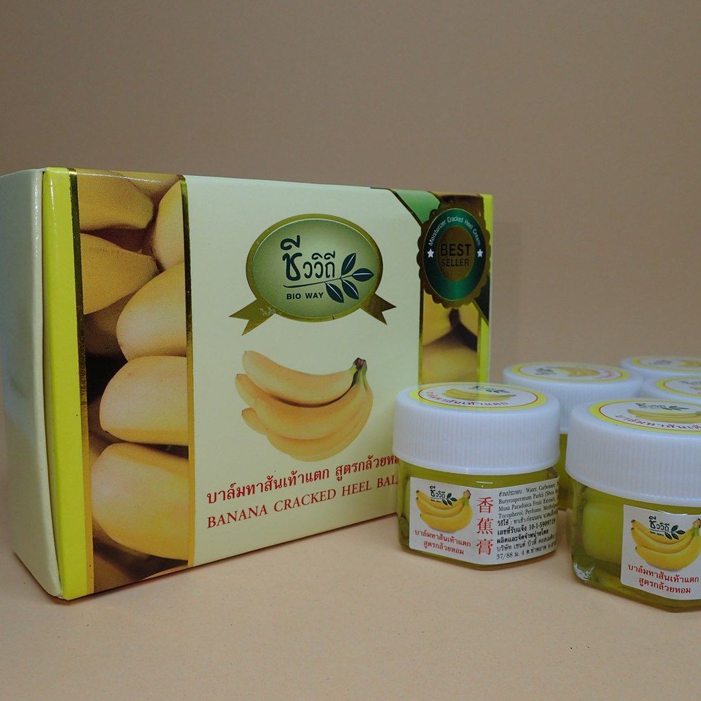 Kem dưỡng da chân BIO WAY Thái Lan Chuối, Dừa, Sả 25g | BigBuy360 - bigbuy360.vn