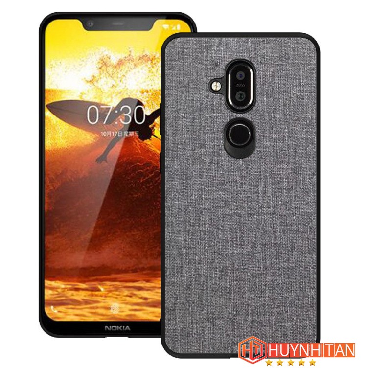 Ốp lưng Nokia 8.1 hay Nokia X7 vải jean chống sốc