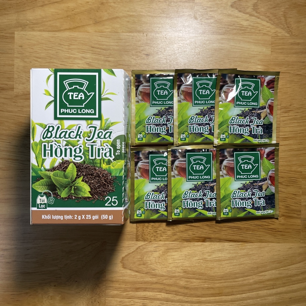 Hồng Trà Túi Lọc Phúc Long 2g x 25 gói