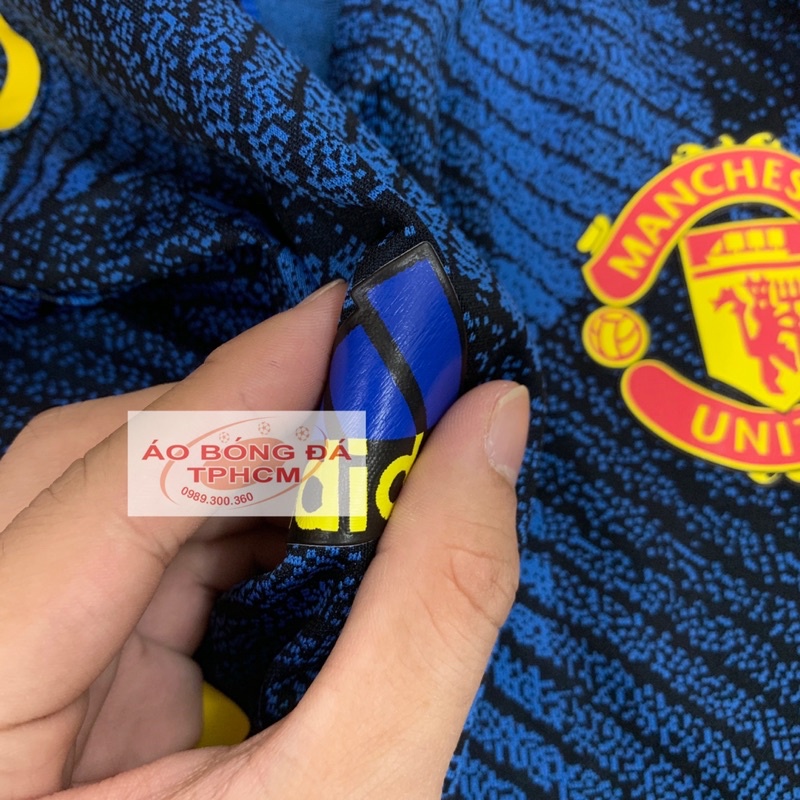 MAN.UNlTED mùa 21/22 - Áo Bóng Đá bản PLAYER hàng Thái - MU màu XANH ĐEN