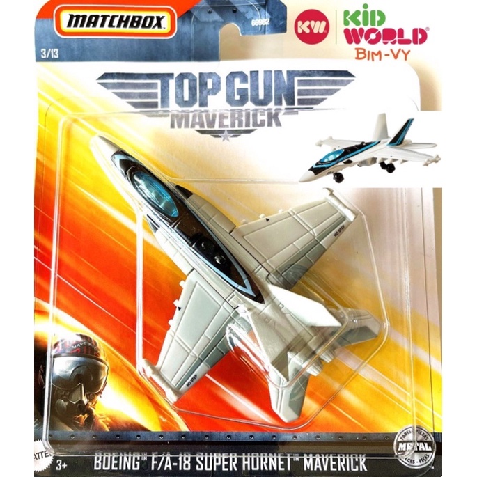 Máy bay mô hình Matchbox Series Boeing F/A-18 Super Hornet Maverick GPP09.