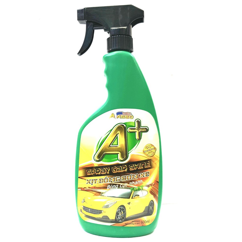 BÓNG SƠN NHANH ASSO A+ SPRAY CAR SHINE 600ML