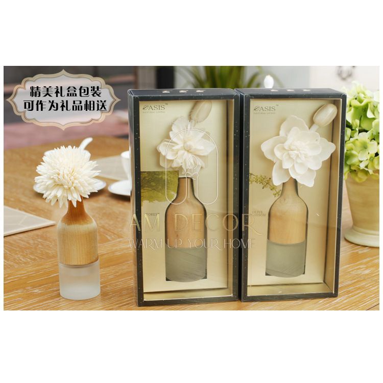 Lọ tinh dầu hoa lavender, olive, hương rừng gỗ decor trang trí phòng ngủ sang trọng - AM Decor