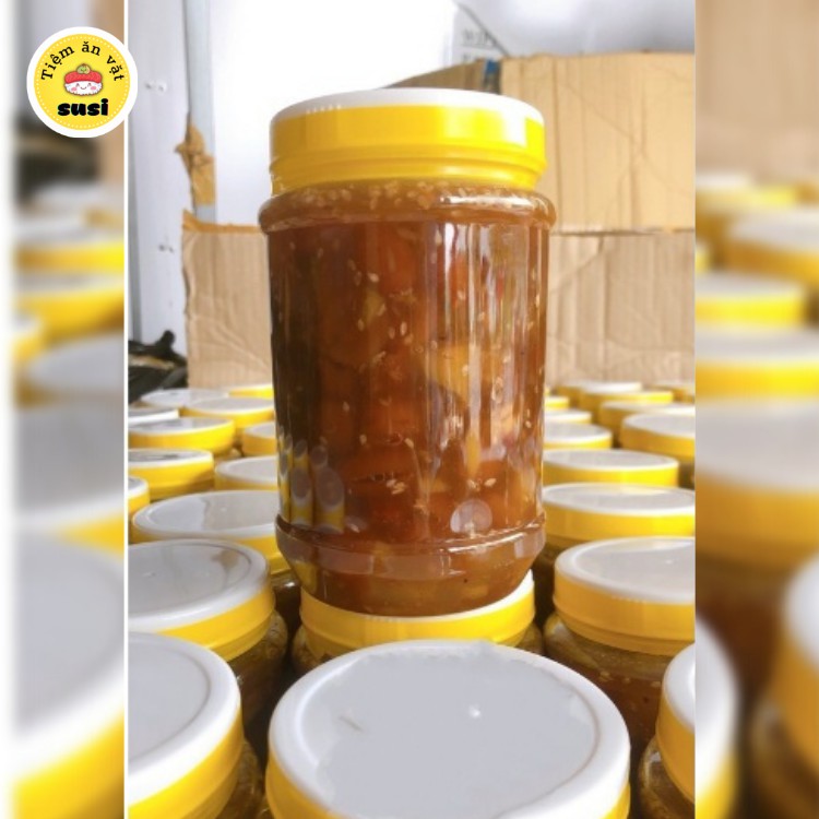 Me ngào khóm hạt đác - Me hạt dẽo đậm đặc 550gr