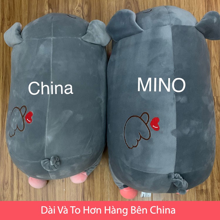 Chăn Gối Văn Phòng MINO Heo Con Buồn Ngủ 2 Trong 1 Size 50cm