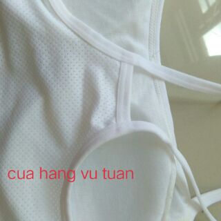 Áo lá có mút cotton gấu cute