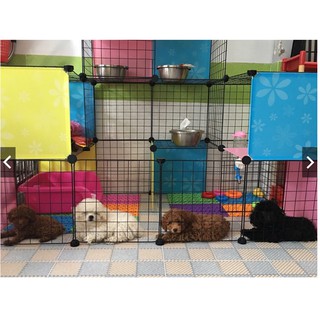 Tấm ghép chuồng quây cho thú cưng chó mèo (BÁN LẺ theo tấm) hàng có sẵn, số lượng lớn, tặng kèm chốt nối