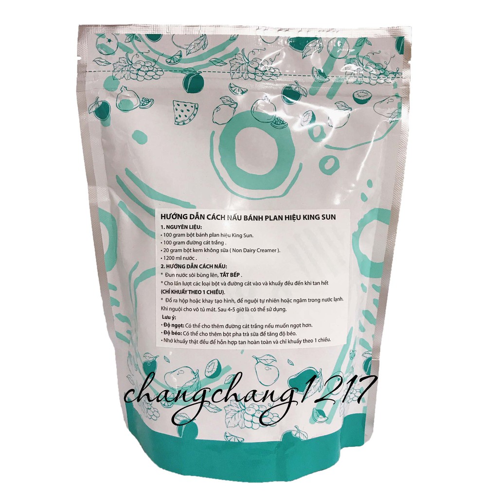 [Mã 77FMCGSALE1 giảm 10% đơn 250K] Bột Bánh Plan Rau Câu Pudding King Sun Gói 500gr | BigBuy360 - bigbuy360.vn