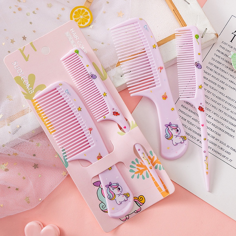 🍓Set 2 Lược Chải Tóc Cute（Có những kiểu mới trên kệ）