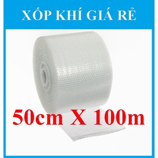 Cuộn xốp hơi, 50cm x 100m xốp hơi bọc hàng, xốp hơi gói hàng, xốp nổ, xốp nổ bọc hàng, xốp nổ gói hàng, xốp nổ đóng hàng