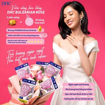 Viên Uống DHC Hoa Hồng Làm Thơm Cơ Thể 30 Ngày 60 Viên Bulgarian Rose Capsule 30-Day Supply