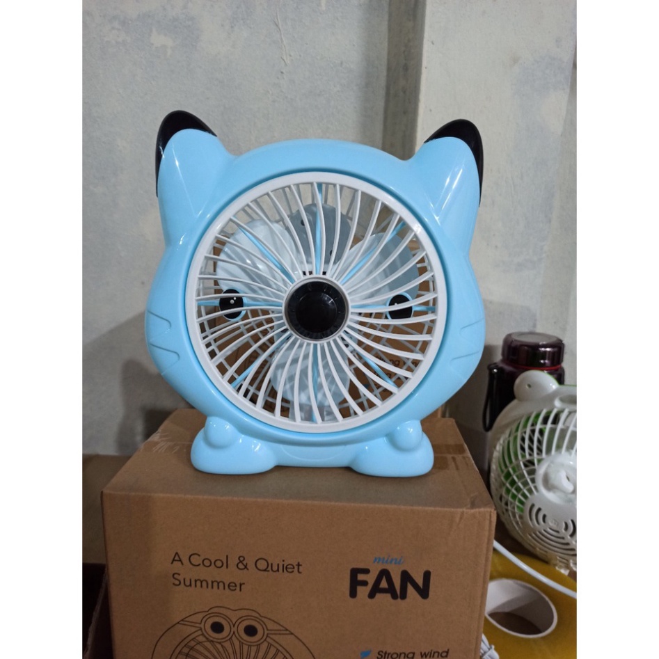 Quạt Hình Thú Để Bàn Hình Dáng Dễ Thương Phù Hợp Cho Dân Văn Phòng